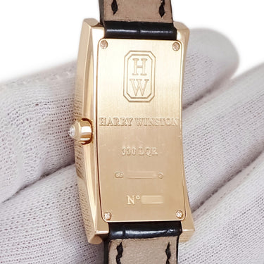 腕時計 ハリーウィンストン Harry Winston レディ アヴェニューC 330LQR AVCQHM19RR002 クオーツ レディース K18PG無垢 ダイヤ シェル