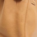 エルメス HERMES バーキン35 ナチュラル レザー ヴァッシュリエージュ ハンドバッグ シルバー金具 茶
