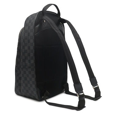 ルイヴィトン LOUIS VUITTON ミカエル N58024 ダミエグラフィット ダミエグラフィットキャンバス リュック・デイパック シルバー金具 黒 グレー