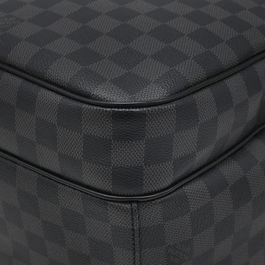 ルイヴィトン LOUIS VUITTON ミカエル N58024 ダミエグラフィット ダミエグラフィットキャンバス リュック・デイパック シルバー金具 黒 グレー