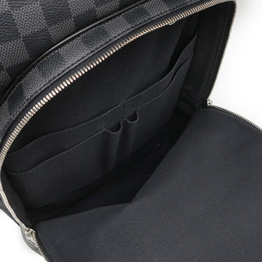 ルイヴィトン LOUIS VUITTON ミカエル N58024 ダミエグラフィット ダミエグラフィットキャンバス リュック・デイパック シルバー金具 黒 グレー