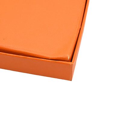 エルメス HERMES ケリードゥブルトゥール オレンジ系×ゴールド ヴォースイフト GP T2 ブレスレット 橙 2重 2連 レザーブレス