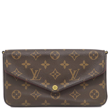 ルイヴィトン LOUIS VUITTON ポシェット フェリシー M61276 フーシャ モノグラムキャンバス チェーンウォレット ゴールド金具 チェーンショルダー