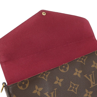 ルイヴィトン LOUIS VUITTON ポシェット フェリシー M61276 フーシャ モノグラムキャンバス チェーンウォレット ゴールド金具 チェーンショルダー