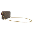 ルイヴィトン LOUIS VUITTON ポシェット フェリシー M61276 フーシャ モノグラムキャンバス チェーンウォレット ゴールド金具 チェーンショルダー