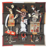 エルメス HERMES カレ70 H984257S ブラウン×コライユ×グレー シルク スカーフ 新品 未使用 【ILLUSION EXQUISE/華麗なるイリュージョン】