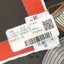 エルメス HERMES カレ70 H984257S ブラウン×コライユ×グレー シルク スカーフ 新品 未使用 【ILLUSION EXQUISE/華麗なるイリュージョン】