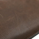 エルメス HERMES ドゴンデュオ ドゴンGM ヴェルソ ショコラ×フューシャピンク レザー エバーソフト 長財布 シルバー金具 茶 ピンク バイカラー