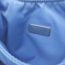 プラダ PRADA パデッド 1BA359 ブルー ナイロン レザー 2WAYバッグ シルバー金具 ハンドバッグ ショルダー