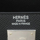 エルメス HERMES ケリー32 外縫い ブラック ヴォーエプソン ハンドバッグ シルバー金具 黒 2026年製