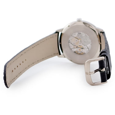 腕時計 オーデマピゲ AUDEMARS PIGUET クラシック クルドパリ 15163BC 手巻き メンズ OH済 K18WG無垢 純正ダイヤ アイボリー シースルーバック
