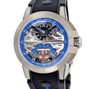 腕時計 ハリーウィンストン Harry Winston プロジェクト Z15 OCEASR42ZZ001 自動巻き メンズ OH済 ブルー シルバー レトログラード 限定