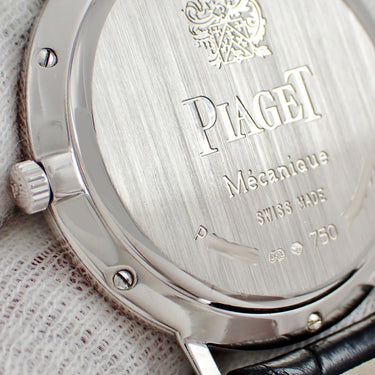 腕時計 ピアジェ PIAGET アルティプラノ G0A31105 手巻き レディース OH済 K18WG無垢 純正ダイヤ ホワイト シェル 薄型