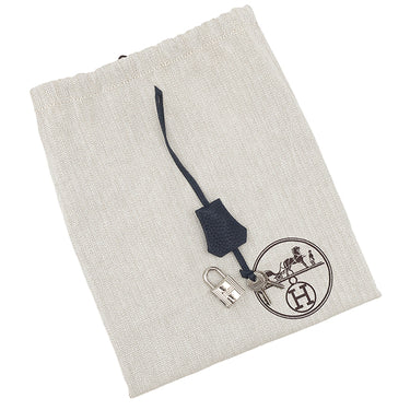 エルメス HERMES バーキン 25 ブルーニュイ トゴ ハンドバッグ シルバー金具 紺