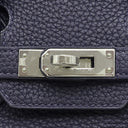 エルメス HERMES バーキン 25 ブルーニュイ トゴ ハンドバッグ シルバー金具 紺