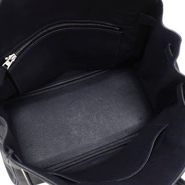 エルメス HERMES バーキン 25 ブルーニュイ トゴ ハンドバッグ シルバー金具 紺