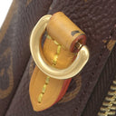 ルイヴィトン LOUIS VUITTON LVスクエアード ダブルフォンポーチ M81005 モノグラムストライプ レザー モノグラム ストライプキャンバス ショルダーバッグ ゴールド金具 NIGOコラボ