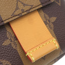ルイヴィトン LOUIS VUITTON LVスクエアード ダブルフォンポーチ M81005 モノグラムストライプ レザー モノグラム ストライプキャンバス ショルダーバッグ ゴールド金具 NIGOコラボ