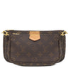 ルイヴィトン LOUIS VUITTON ミュルティ ポシェット アクセソワール M44840 ローズクレール モノグラムキャンバス ショルダーバッグ ゴールド金具
