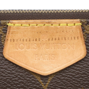 ルイヴィトン LOUIS VUITTON ミュルティ ポシェット アクセソワール M44840 ローズクレール モノグラムキャンバス ショルダーバッグ ゴールド金具