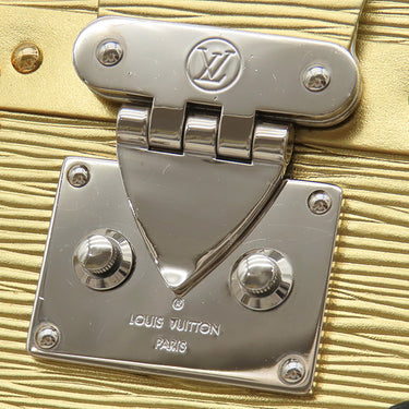 ルイヴィトン LOUIS VUITTON プティット マル M54652 ゴールド×シルバー エピレザー ショルダーバッグ シルバー金具 トランク メタリック