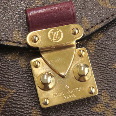 ルイヴィトン LOUIS VUITTON ポシェット メティスMM M44668 モノグラム モノグラムキャンバス 2WAYバッグ ゴールド金具 編み込み ハンドバッグ ショルダー