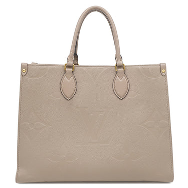 ルイヴィトン LOUIS VUITTON オンザゴー MM M45607 トゥルトレール モノグラムアンプラント トートバッグ ゴールド金具 モノグラムジャイアント
