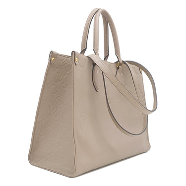ルイヴィトン LOUIS VUITTON オンザゴー MM M45607 トゥルトレール モノグラムアンプラント トートバッグ ゴールド金具 モノグラムジャイアント