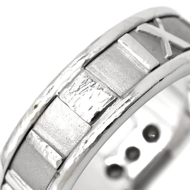 ティファニー Tiffany & Co アトラス 3Pダイヤ ホワイトゴールド K18WG ダイヤモンド リング 指輪 T&Co. 750 18K WG 8号