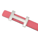 エルメス HERMES ミニ コンスタンスH オレンジ×ローズアザレ ヴォースイフト ヴォーエプソン ベルト Hバックル リバーシブル 拡張穴有り