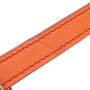 エルメス HERMES ミニ コンスタンスH オレンジ×ローズアザレ ヴォースイフト ヴォーエプソン ベルト Hバックル リバーシブル 拡張穴有り