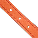 エルメス HERMES ミニ コンスタンスH オレンジ×ローズアザレ ヴォースイフト ヴォーエプソン ベルト Hバックル リバーシブル 拡張穴有り