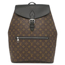 ルイヴィトン LOUIS VUITTON パルク M40637 モノグラム×ブラック モノグラムマカサー リュック・デイパック シルバー金具 茶 黒