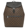 ルイヴィトン LOUIS VUITTON パルク M40637 モノグラム×ブラック モノグラムマカサー リュック・デイパック シルバー金具 茶 黒