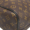 ルイヴィトン LOUIS VUITTON パルク M40637 モノグラム×ブラック モノグラムマカサー リュック・デイパック シルバー金具 茶 黒