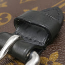 ルイヴィトン LOUIS VUITTON パルク M40637 モノグラム×ブラック モノグラムマカサー リュック・デイパック シルバー金具 茶 黒