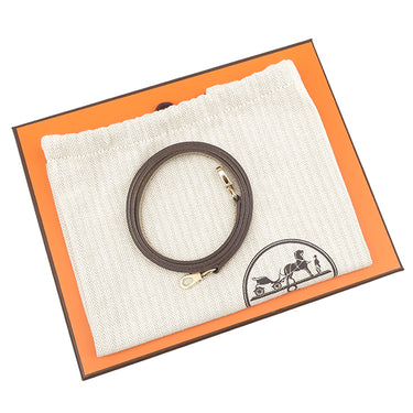 エルメス HERMES ミニケリードゥ 外縫い ヴェルソ ゴールド×トレンチ ヴォーエプソン 2WAYバッグ シャンパンゴールド金具 茶 ベージュ 【PO品】