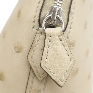 エルメス HERMES ボリード1923 ミニ パーシュマン オーストリッチ 2WAYバッグ シルバー金具 ハンドバッグ ショルダー