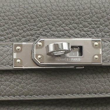 エルメス HERMES ケリー25 内縫い グリメイヤー トゴ 2WAYバッグ シルバー金具 新品 未使用 グレー