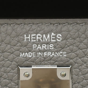 エルメス HERMES ケリー25 内縫い グリメイヤー トゴ 2WAYバッグ シルバー金具 新品 未使用 グレー