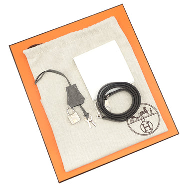 エルメス HERMES ケリー25 内縫い グリメイヤー トゴ 2WAYバッグ シルバー金具 新品 未使用 グレー