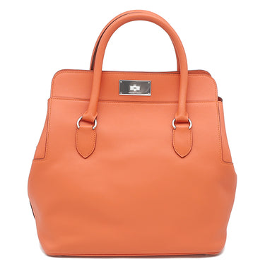 エルメス HERMES ツールボックス 26 マンゴー ヴォースイフト 2WAYバッグ シルバー金具 ハンドバッグ ショルダー
