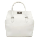 エルメス HERMES ツールボックス 26 ホワイト ヴォースイフト 2WAYバッグ シルバー金具 ショルダー