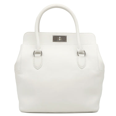 エルメス HERMES ツールボックス 26 ホワイト ヴォースイフト 2WAYバッグ シルバー金具 ショルダー