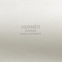 エルメス HERMES ツールボックス 26 ホワイト ヴォースイフト 2WAYバッグ シルバー金具 ショルダー