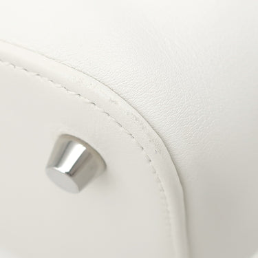 エルメス HERMES ツールボックス 26 ホワイト ヴォースイフト 2WAYバッグ シルバー金具 ショルダー