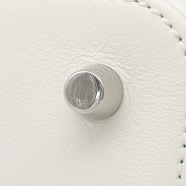 エルメス HERMES ツールボックス 26 ホワイト ヴォースイフト 2WAYバッグ シルバー金具 ショルダー