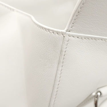 エルメス HERMES ツールボックス 26 ホワイト ヴォースイフト 2WAYバッグ シルバー金具 ショルダー