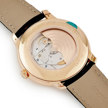 腕時計 ジラールペルゴ GIRARD PERREGAUX 1966 40mm 49555-52-132-BB60 自動巻き メンズ 新品同様 K18PG無垢 デイト オパール光沢シルバー
