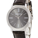 腕時計 オーデマピゲ AUDEMARS PIGUET ジュール オーデマ エクストラフラット 15126BC.OO.D002CR.01 手巻き メンズ OH済 K18WG無垢 グレー